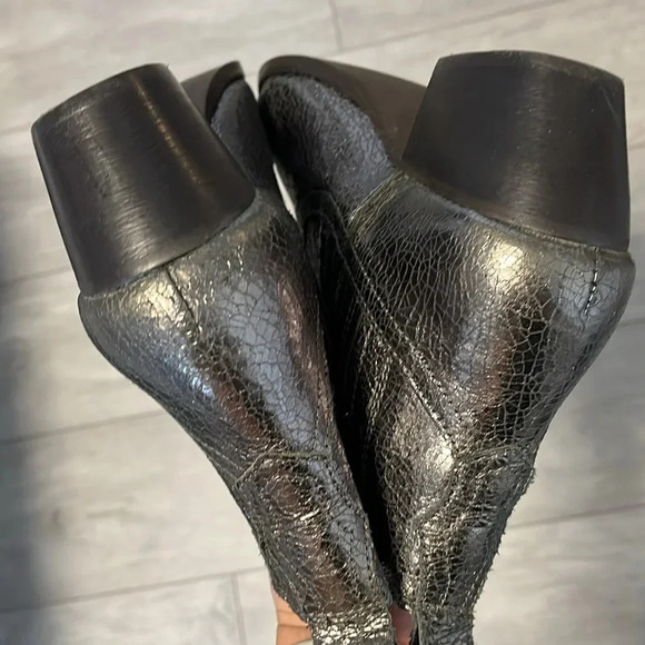 NWOT LEVIS Metallic Leather Western Cowboy Boot, Size 8.5 - Picture 8 of 10